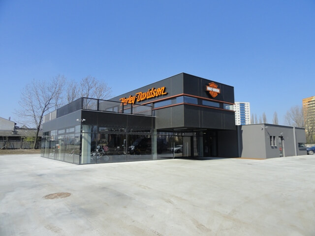 Harley Dawidson - venkovní plocha